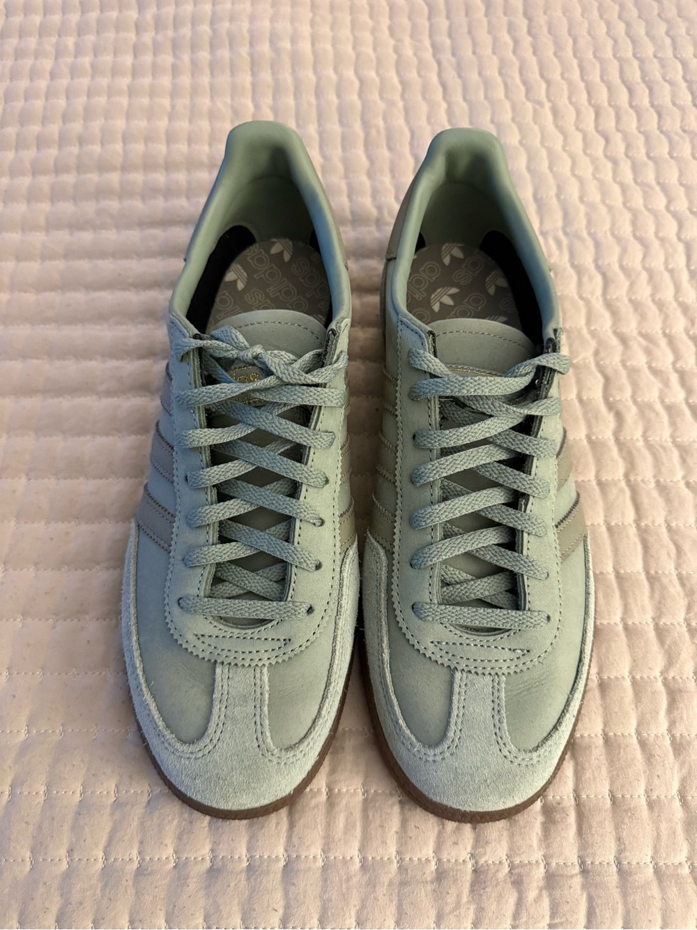 adidas handball spezials  Suede Sneakers in Mint Green